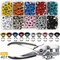 401 sets 5mm metal eyelet buckle installation tools high quality shoe eye tag air eye buttons diy handmade buttons