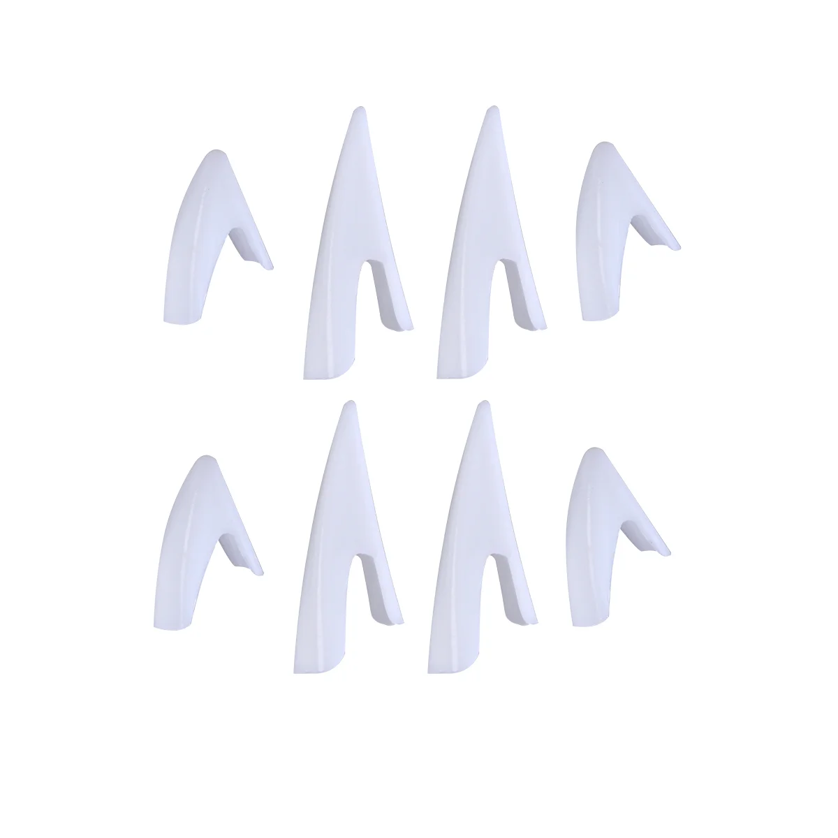 

4pcs Fangs Party Dentures Prop Adhesive Beads for Costume Party Favors Horror Decoration