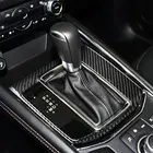 Декоративная наклейка для автомобиля из углеродного волокна, отделка для Mazda панельная Накладка для коробки передач CX5 CX 5 2017, только LHD