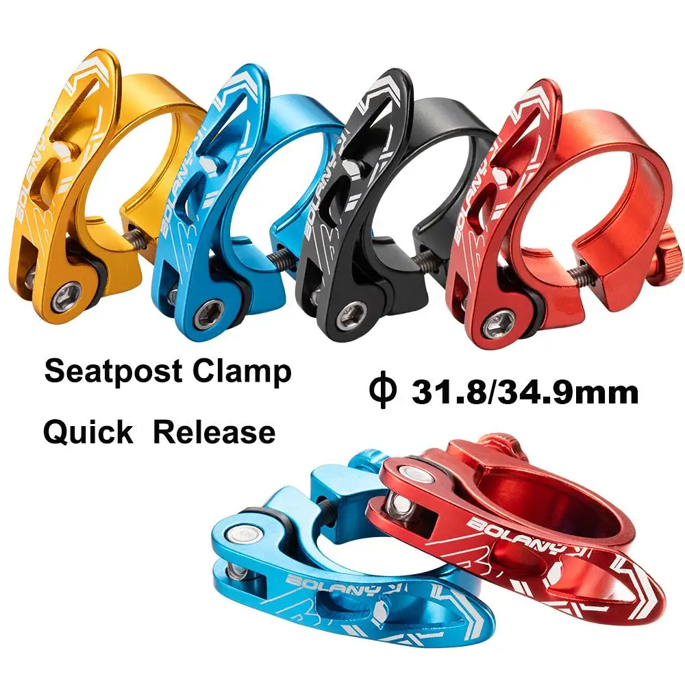 

Зажимы для подседельного штыря велосипеда, быстросъемные, 31,8 мм/34,9 мм, алюминиевый сплав, аксессуары для горного и дорожного велосипеда, Пря...