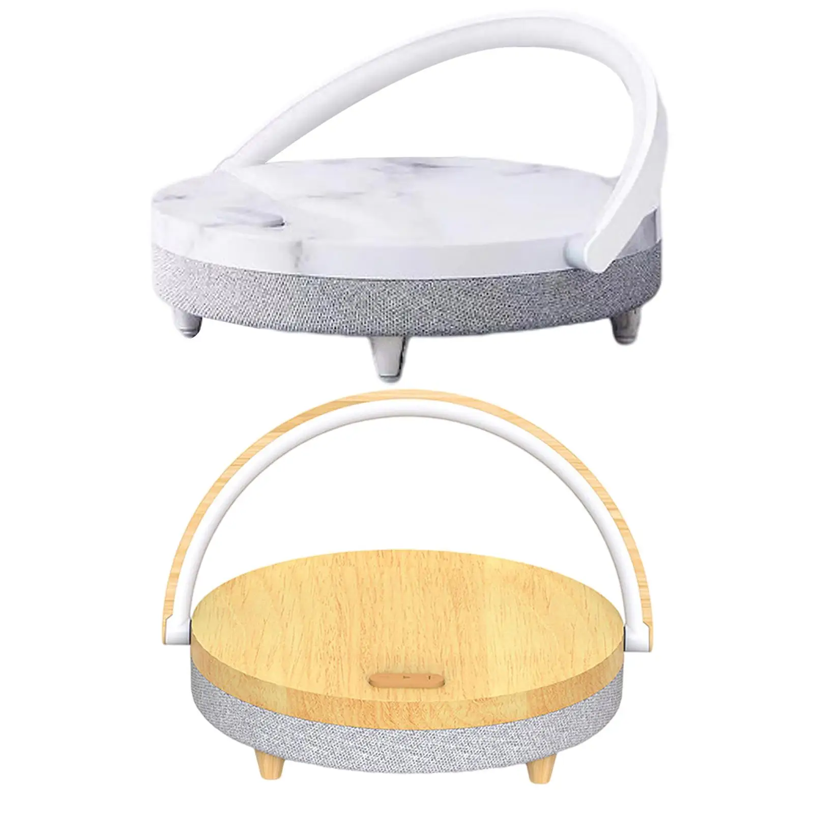 

LED Night Light with Wireless Charger 3 Brightness Levels Music Bedside Lamp Bluetooth Speaker 3 in 1 Touch Lamp Touch Switch