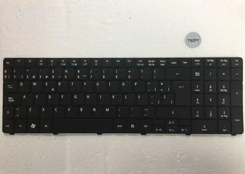Испанская клавиатура для ACER ASPIRE 5810 5536 5536G 5738 5738G 5810T 5740 5741 5336 5736 7741 7551 5410 5252 5742G 5742Z