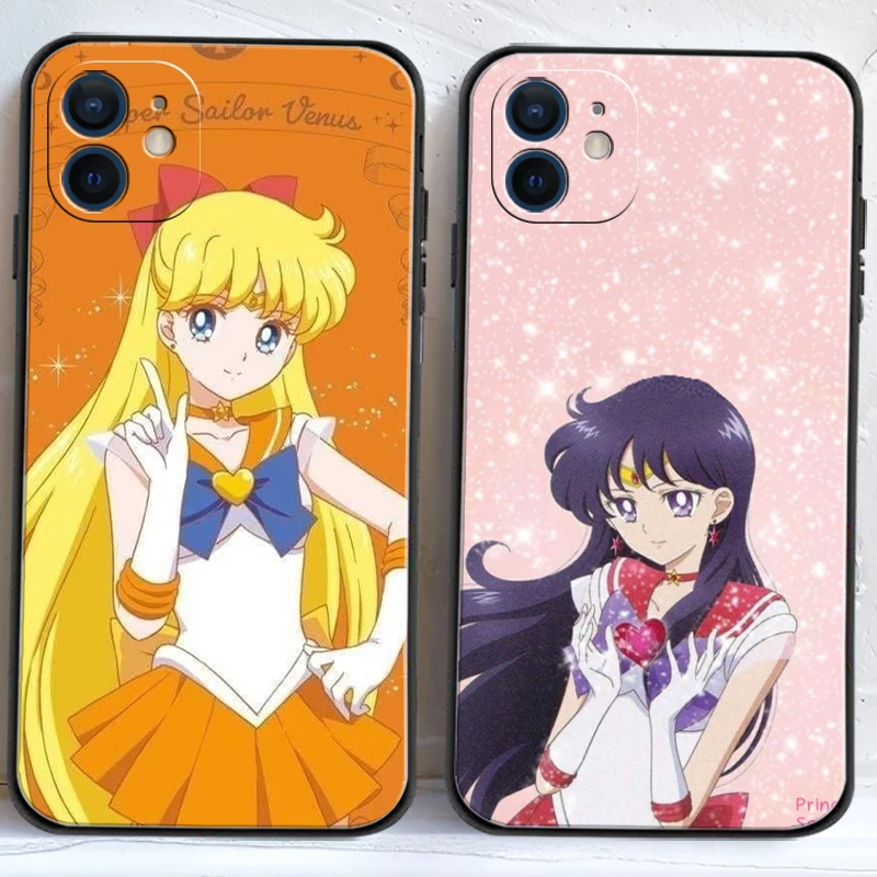 

SAILOR MOON Bandai Phone Cases For iPhone 11 12 Pro MAX 6S 7 8 Plus XS MAX 12 13 Mini X XR SE 2020 Funda Carcasa Coque