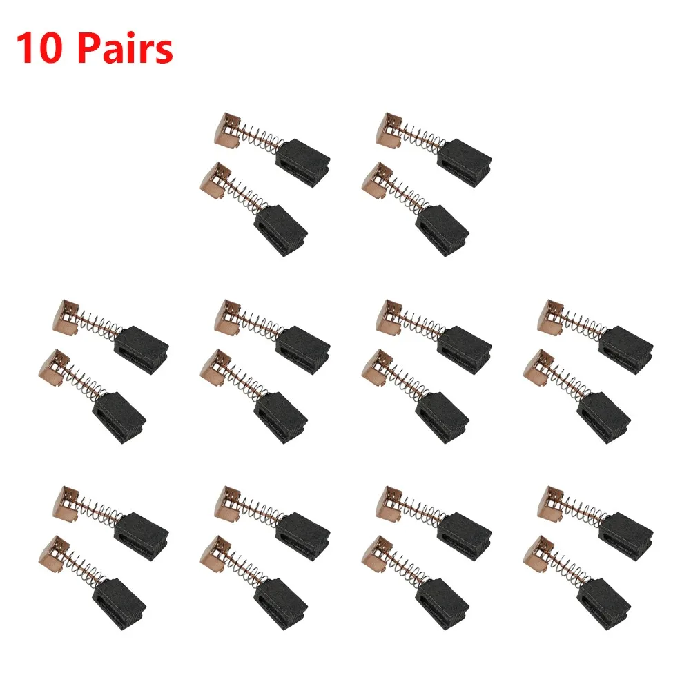 

20pcs Carbon Brushes Angle Grinder 5*8*12mm For Black Decker G720 PF600-B3 G720K-B3 Type1 Electric Motor Spare Parts Replacement