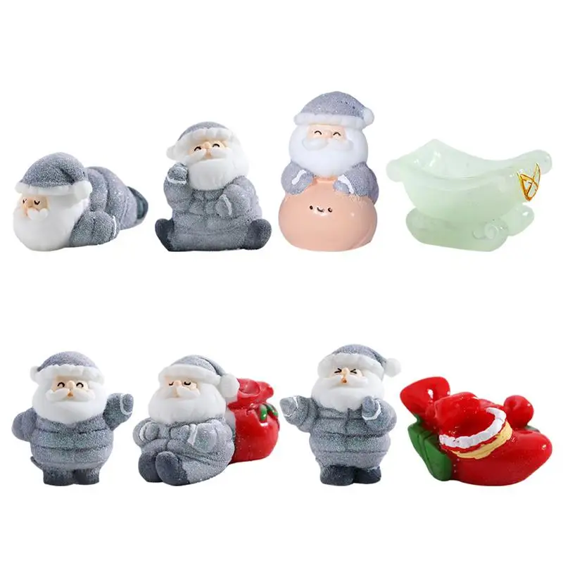 

8 шт., декоративные фигурки деда мороза