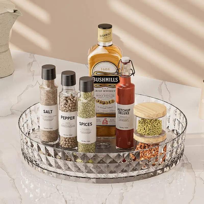 Вращающаяся Полка Для Специй Многофункциональная Кухонная Подставка Хранения