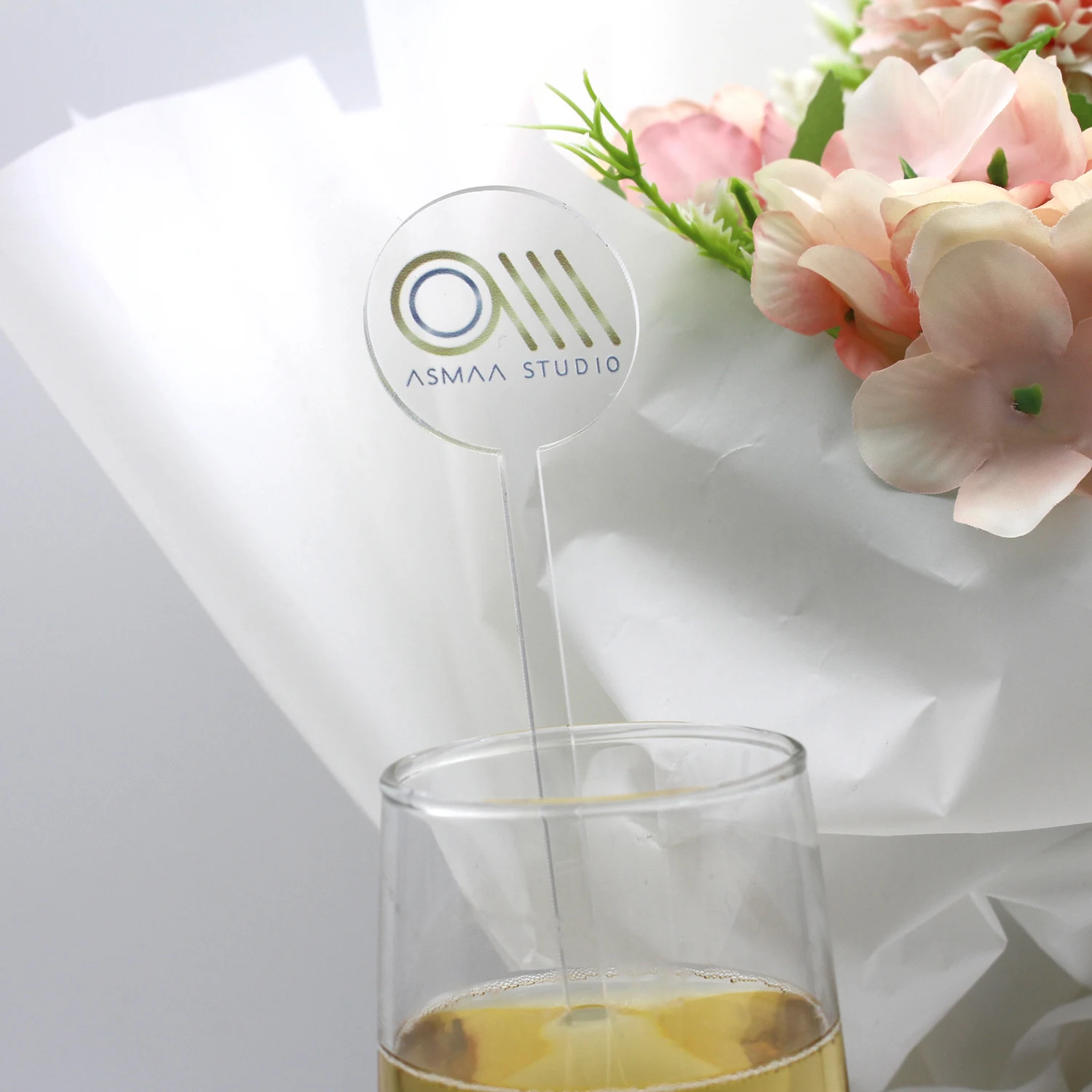 50 шт. персонализированные круглые штрихи для напитков свадебные сувениры