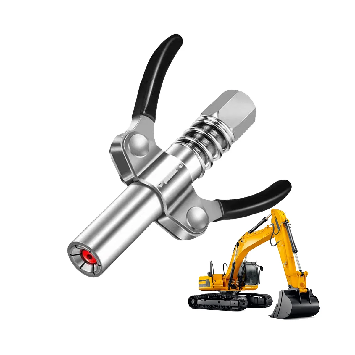 Сверхмощный быстросъемный инжектор для смазки NPTI/8 10000 PSI