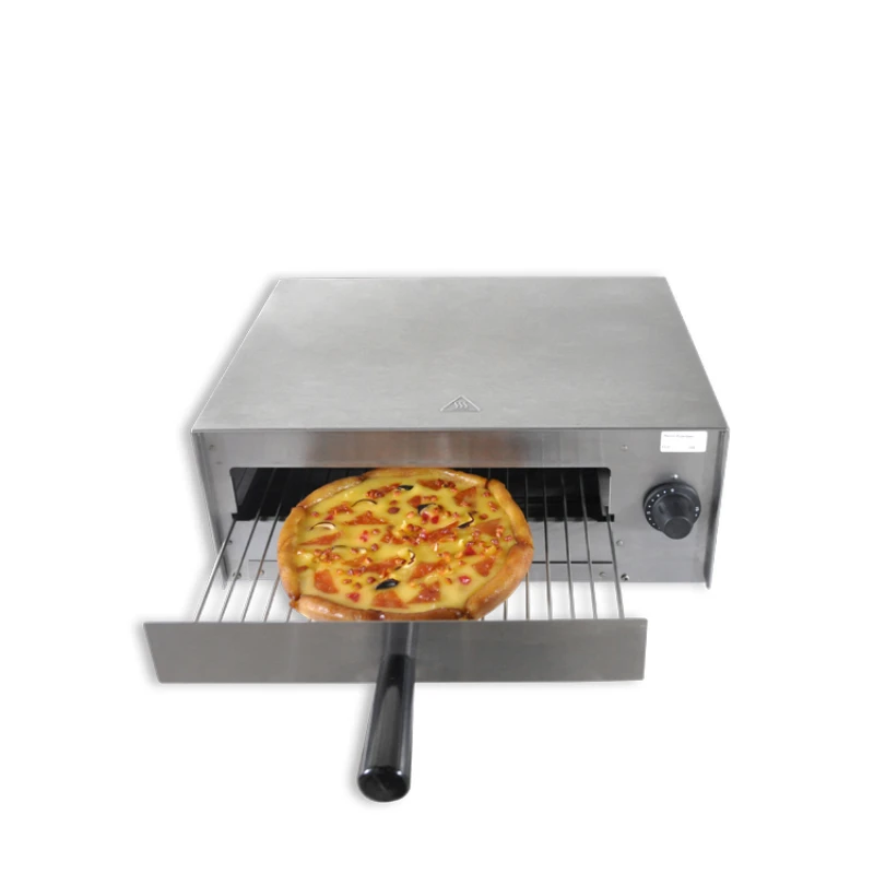 

Double Deck Countertop Commercial Pizza Snack Oven Electric with Two Independent Chambers