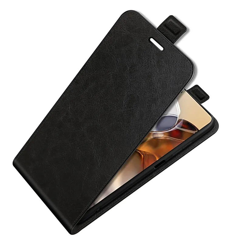 

Вертикальный кожаный чехол-книжка для Xiaomi Mi Redmi Note 11T Pro Plus