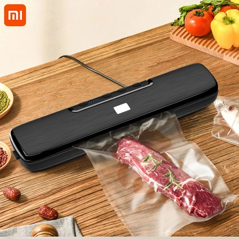 

Вакуумный упаковщик XIAOMI, бытовая упаковочная машина для пищевых продуктов, рулоны для вакуумных пакетов