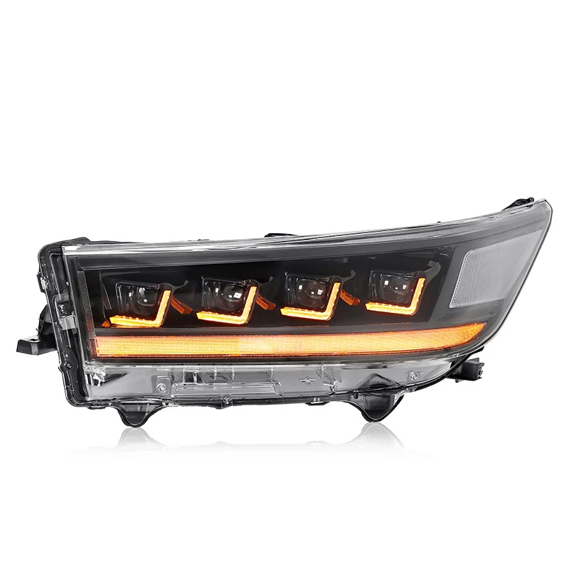 Фото Фара для Toyota INNOVA, светодиодные фары 2016-2022, передние ДХО, ближний и дальний свет, динамические указатели поворота, комплект №3