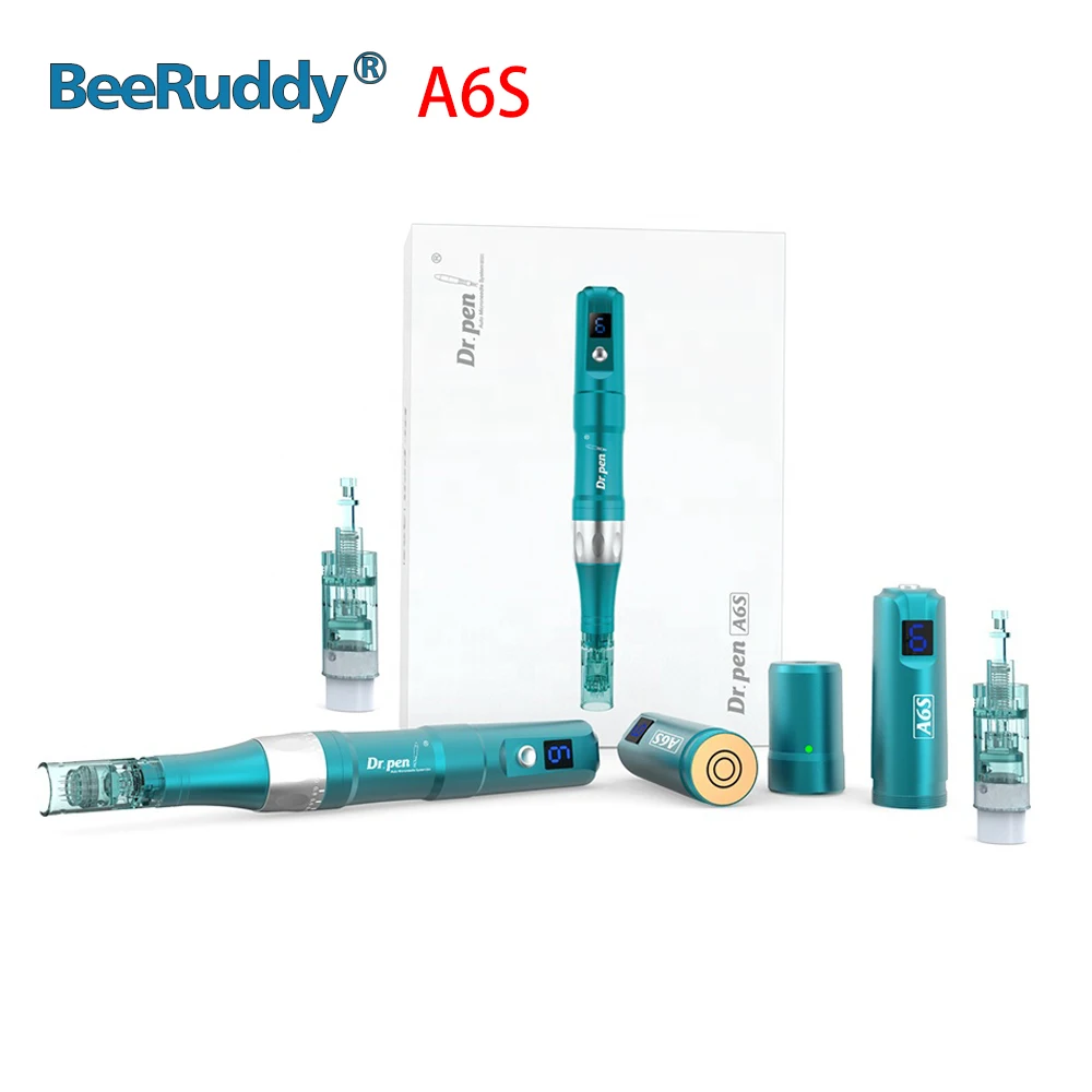 

Dr. pen A6S беспроводное профессиональное устройство для ухода за кожей Dr. Pen A6S электрическое устройство для мезотерапии с 2 микроиглами