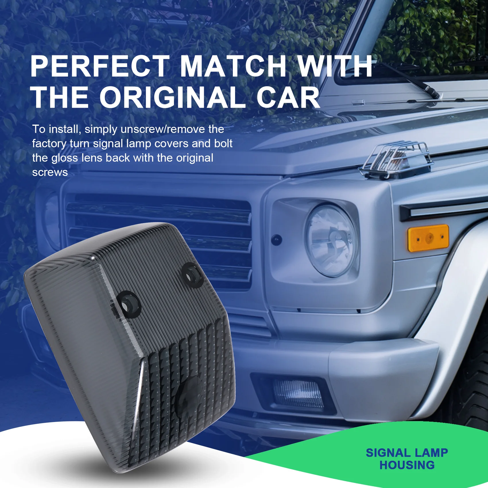 4638260057 Автомобильная передняя лампа указателя поворота крышка объектива угловые