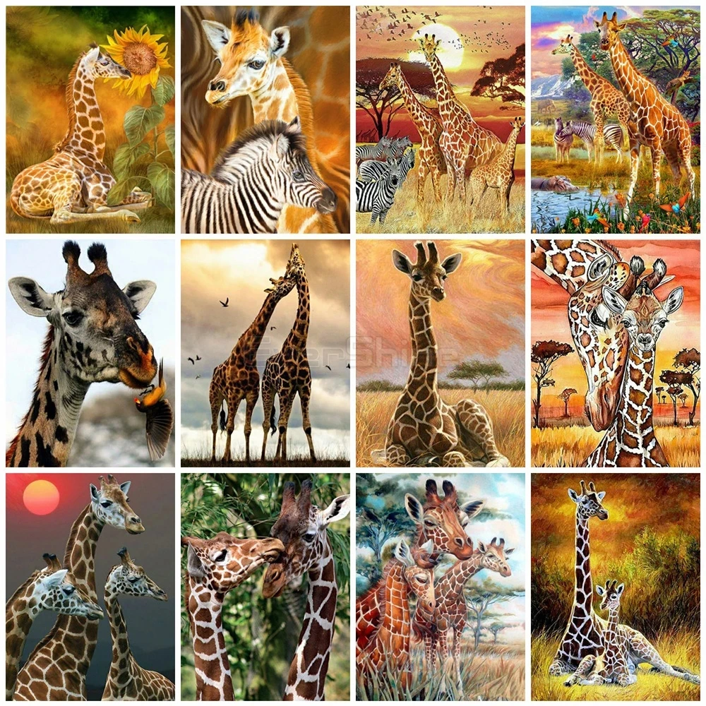 

Алмазная живопись 5D жираф, алмазная вышивка, закат, пейзаж, животные, вышивка крестиком стразы, живопись, искусство, хобби, стена Dec