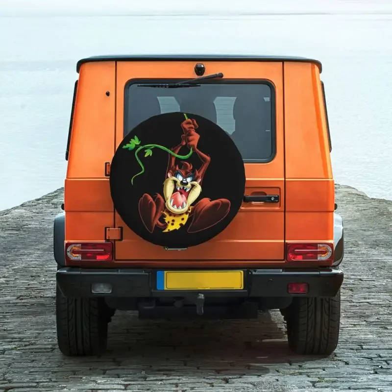 Чехол для запасного колеса Taz Cartoon Wild And Crazy Toyota Tasmanian Devil RV SUV аксессуары прицепа