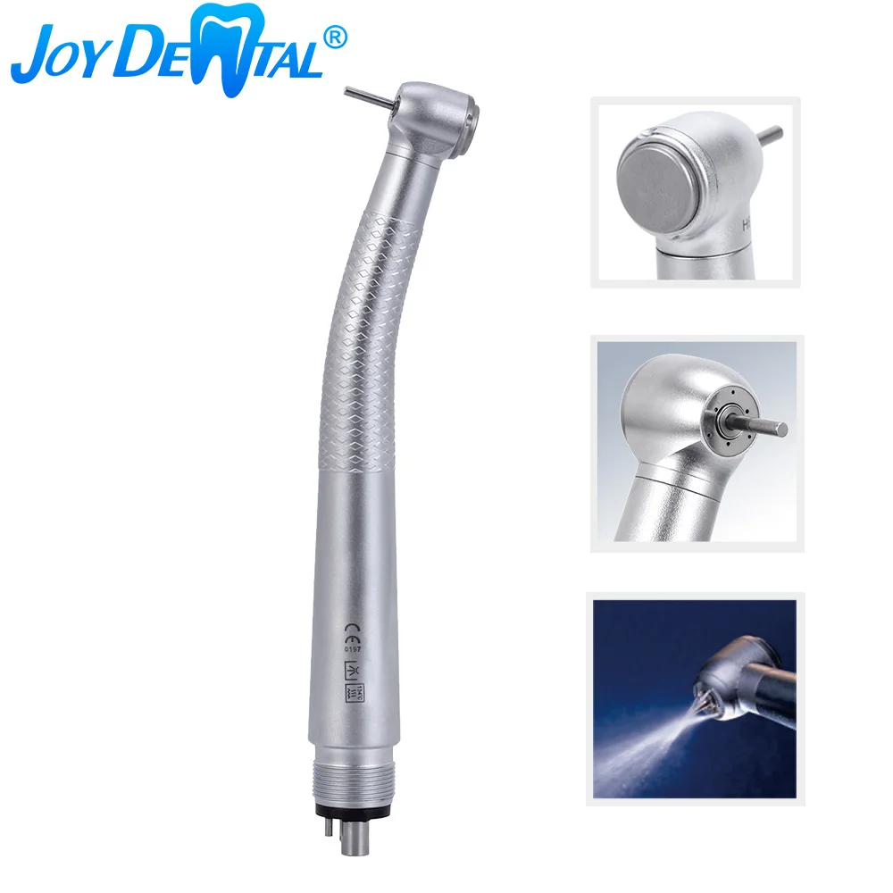 

Dental High Speed Handpiece 3 Way Spray Standard Head Push Button 4 Holes