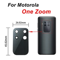 main camera glass for motorola moto one zoom rear back camera lens glass cover replacement parts