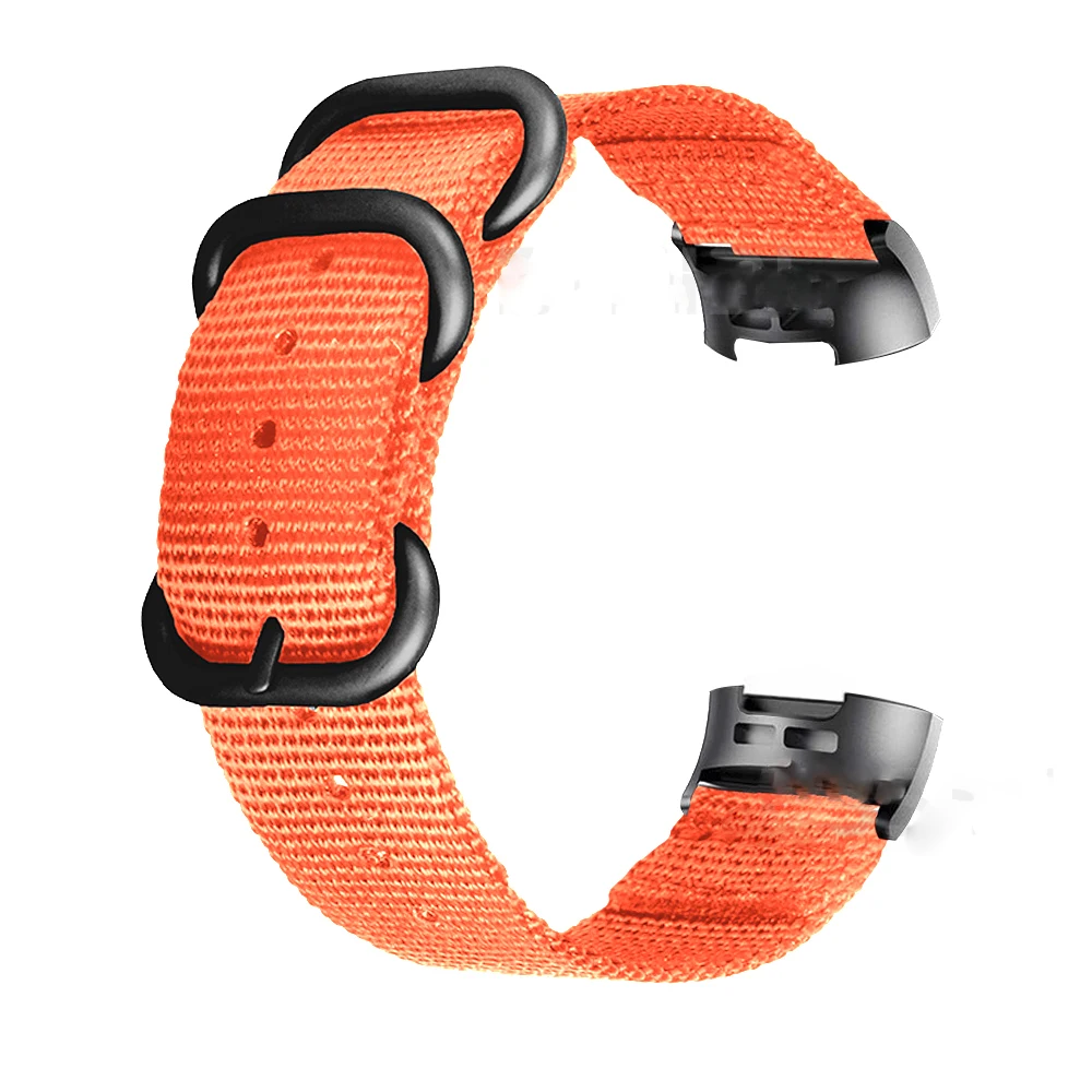 Sports Nylon Band Loop For Fitbit Charge 5 4 3 2 Watch Woven Bracelet Wrist Replacement For Fitbit Charge 3 4 se Strap