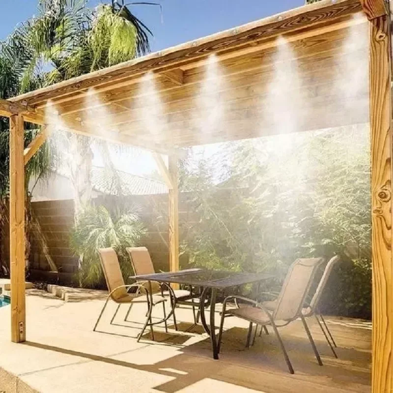 

Misting Cooling System Mist Sprinkler Nozzle Plant Water Mister Nozzles Set Garden Lawn Accessories Irrigation Tools