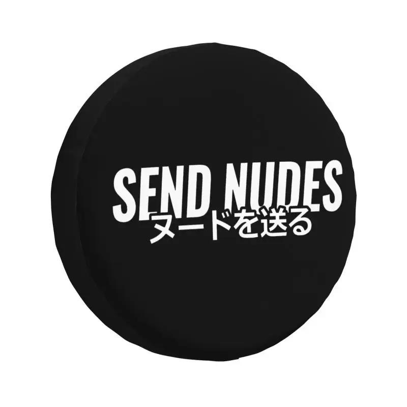 

Custom Send Nudes Spare Tire Cover for Mitsubishi Pajero 4WD 4x4 RV Car Wheel Protectors 14" 15" 16" 17" Inch