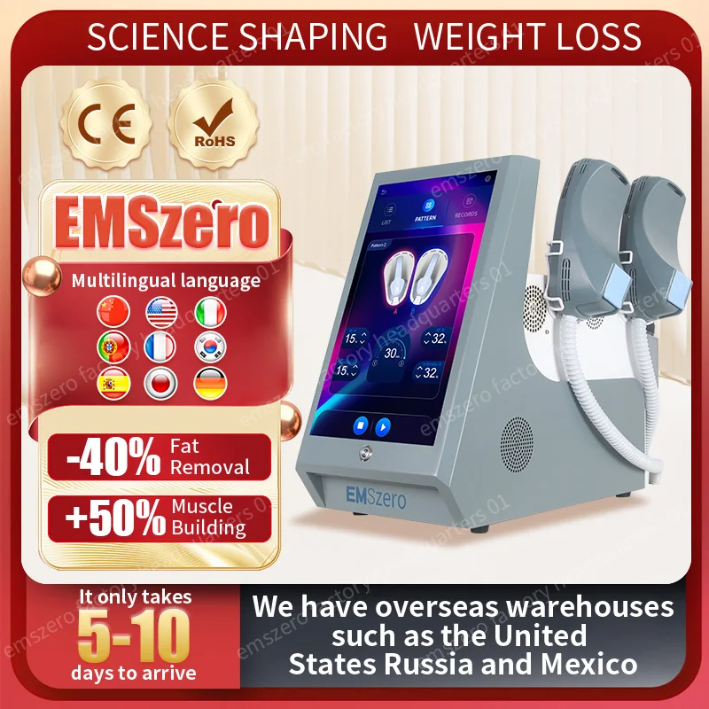 Emszero NEO 6500 Вт 15 Tesla EMS RF машина для моделирования тела профессиональный стимулятор