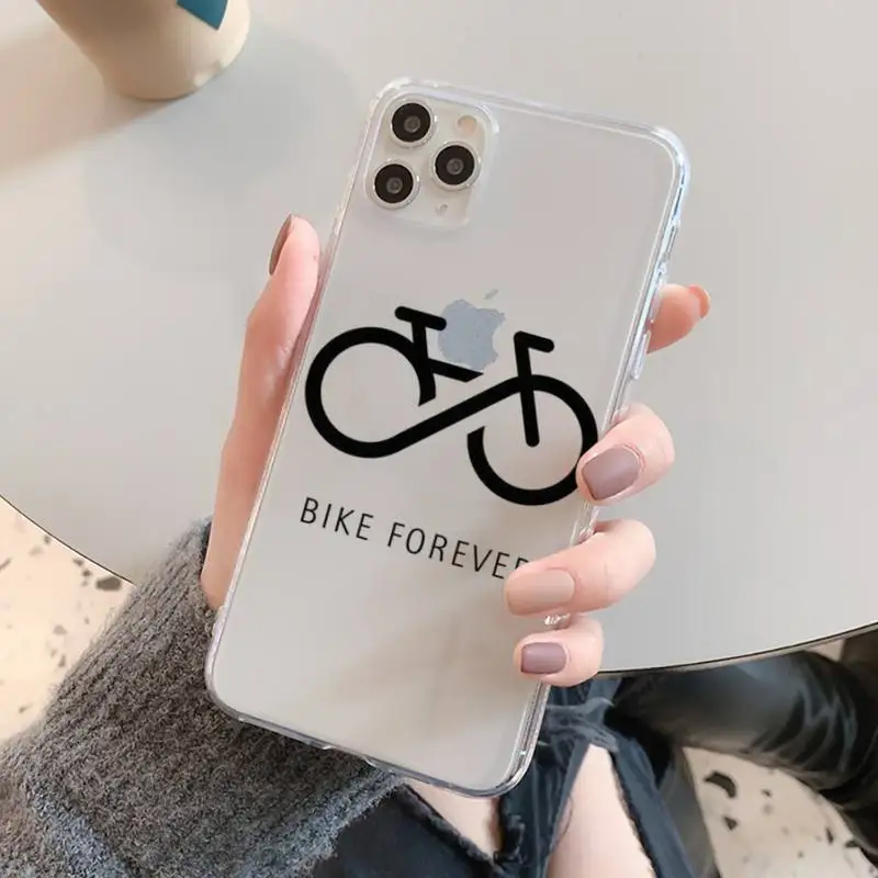 bicycle bike sport phone case for iphone 11 12 13 mini pro xs max 8 7 6 6s plus x 5s se 2020 xr clear case free global shipping