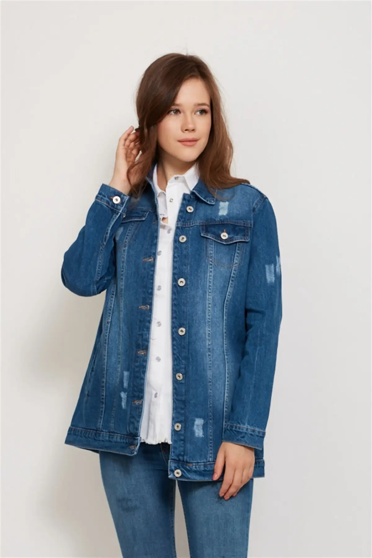 

Women's Fashion Denim Jacket Coat Jeans Jacket