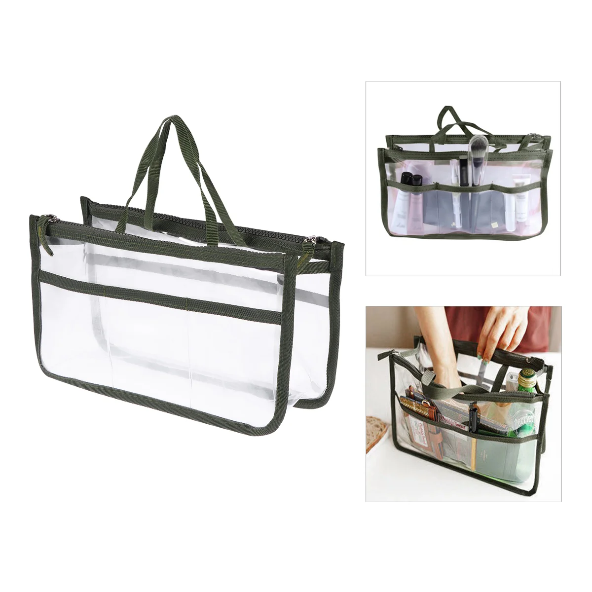 

Waterproof Makeup Pouch Pvc Case Bag Women Organizer Transparent Travel