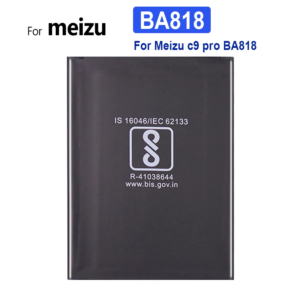 

BA818 Battery 3000mAh For Meizu C9 Pro C9Pro BA818 Mobile Phone Bateria