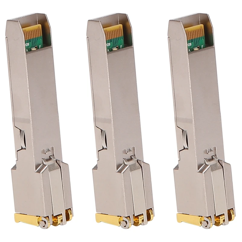 

3X SFP Module RJ45 Switch Gbic 10/100/1000 Connector SFP Copper RJ45 SFP Module Gigabit Ethernet Port