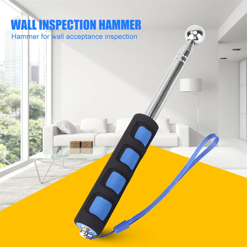 

Room Hammers Multi-functional Test Self Room Hammer Test Metel Empty Telescopic Tools Drum Rod Defense Inspection