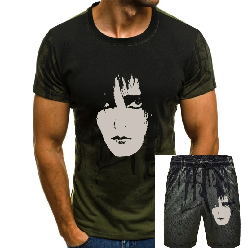 

SIOUXSIE AND THE BANSHEES SIOUX FACE POST PUNK GOTHIC THE CURE NEW BLACK T-SHIRT