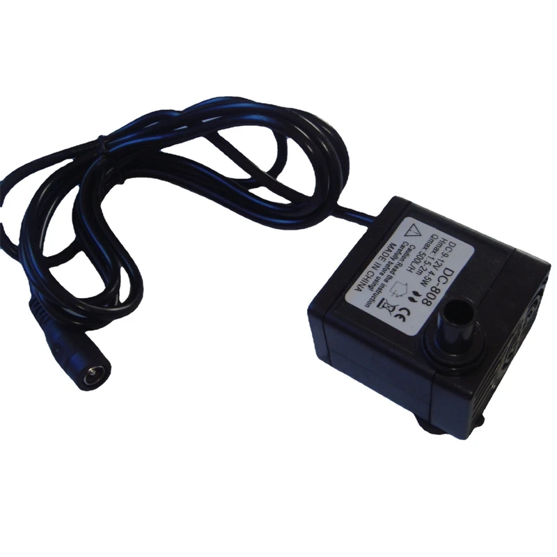 

Ultra Quiet DC 9V 12V 500L/H 4-5W Submersible Water Pump Solar Brushless Motor Submersible Pool Water Pump For Fountain