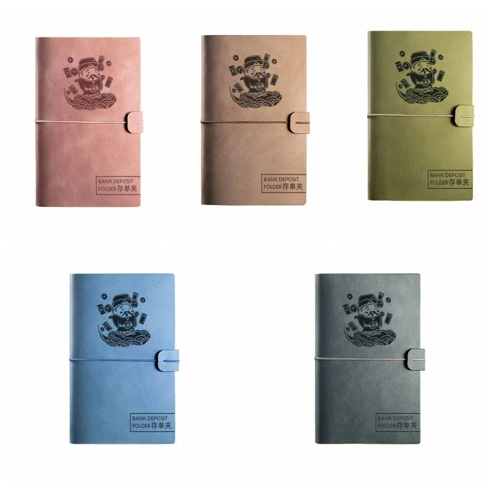 Папка-планировщик счетов из искусственной кожи прозрачная папка для денег