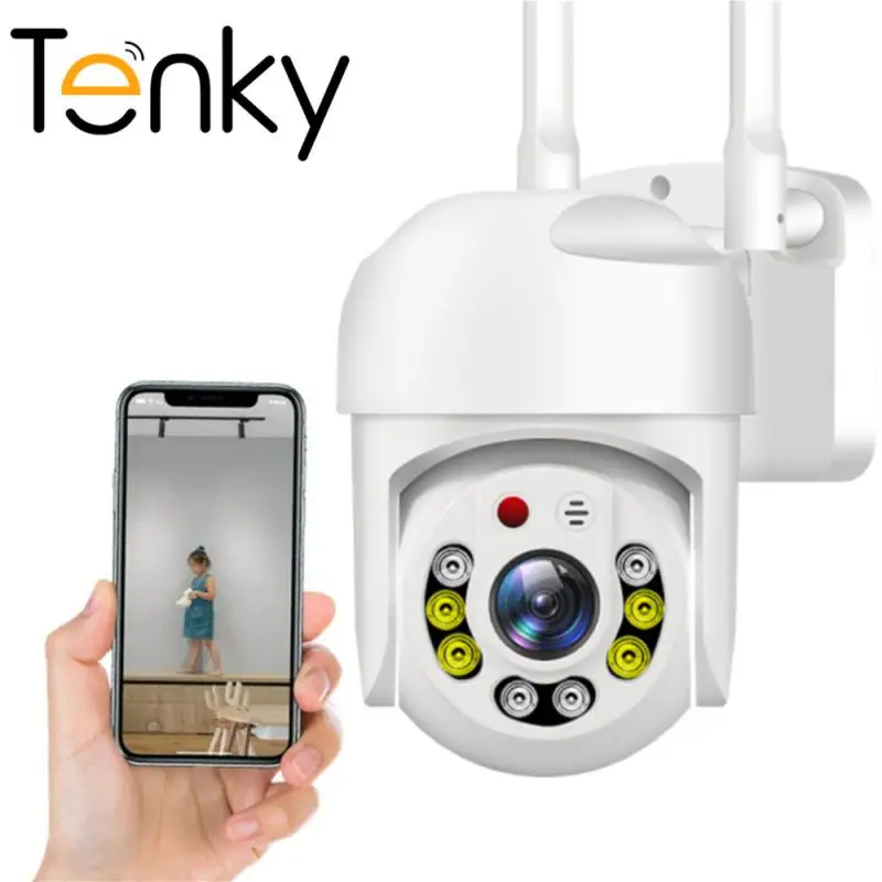 

Наружная IP-камера Tenky с Wi-Fi, HD, 4-кратным зумом