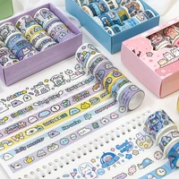 mr paper 8 styles 20rollsbox washi tape set cartoon kawaii cute small animal hand account decorative tape stationary supplies