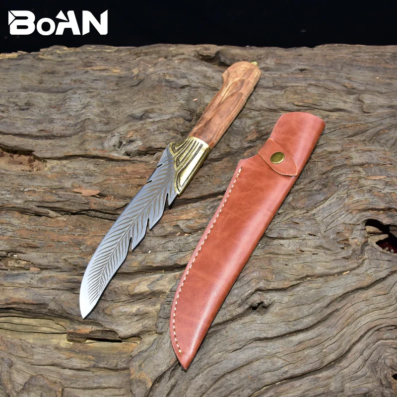 

7Cr17mov Fish Slicing Knife Outdoor Saber Hunting Knife Chanese Knives Kitchen Accessories Bone Knife Meat Cleaver Chef Knife