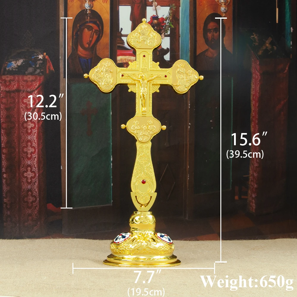 

Металлический православный крест