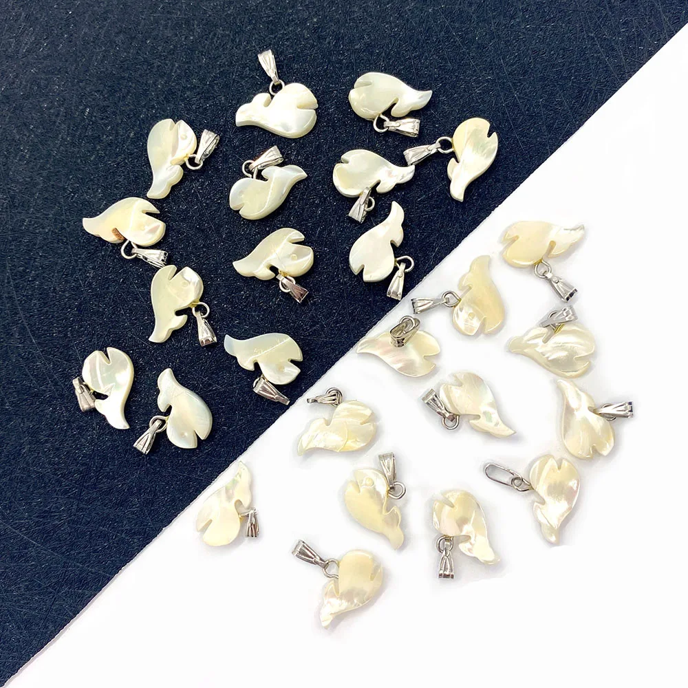 

High-quality Natural Shell Pendant Fashion Whale-shaped Carved Pendant Small Ornaments Jewelry Making DIY Necklace Accessories