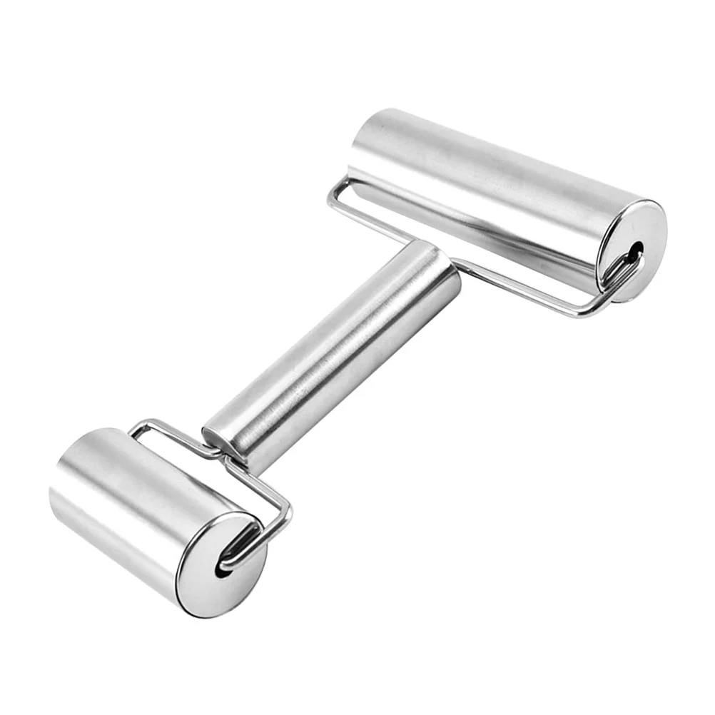 

Pin Rolling Roller French Style Fondant Metal Dough Flour Cookie Pizza Stainless Steel