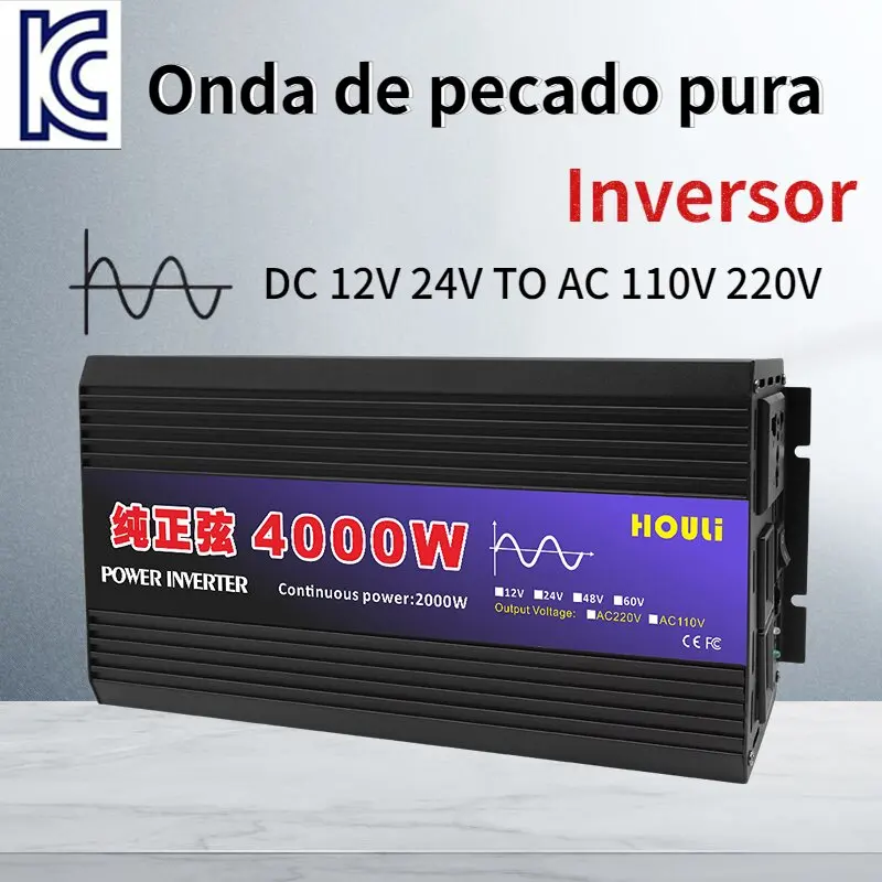 

Inverter 12v 220v Pure Sine Converter Frequency Solar Wave Panel 24v Voltage Regulator Inverters 60hz × 220 V 48v 230v Home 12