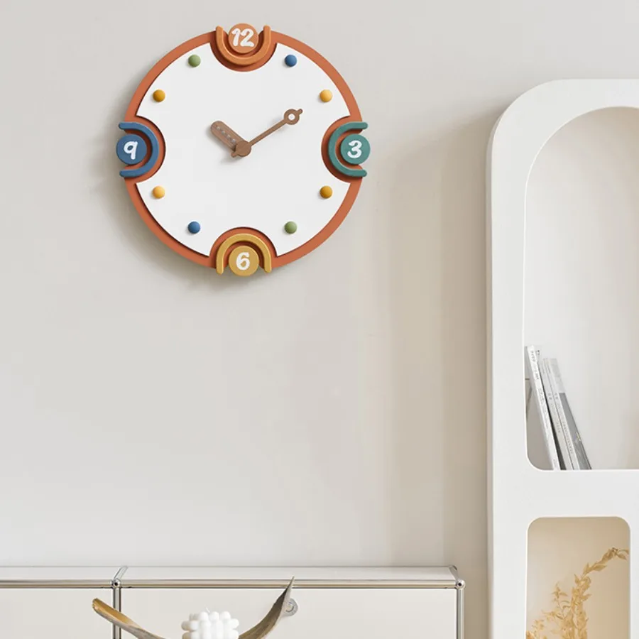 

Classic Fashion Silent Clock Wall Hanging Living Room Battery Operated Watches Simple Nordic Design Reloj De Pared Home Decor