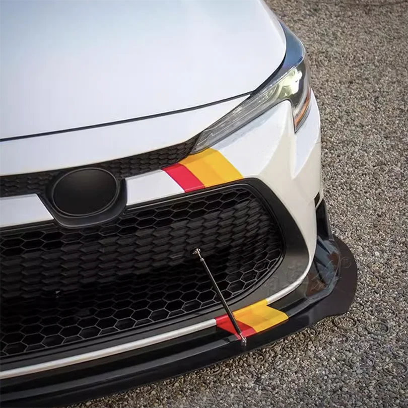 Классическая Трехцветная полосатая наклейка в стиле ретро 2 шт. наклейки на