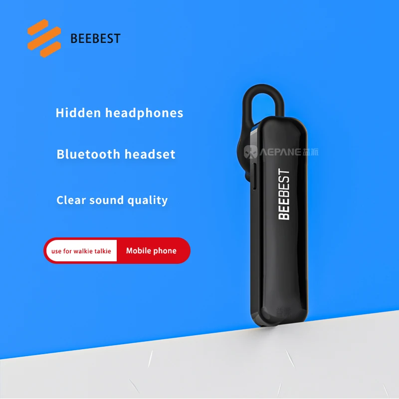 Беспроводные bluetooth-наушники BEEBEST скрытые в ухо с высоким разрешением