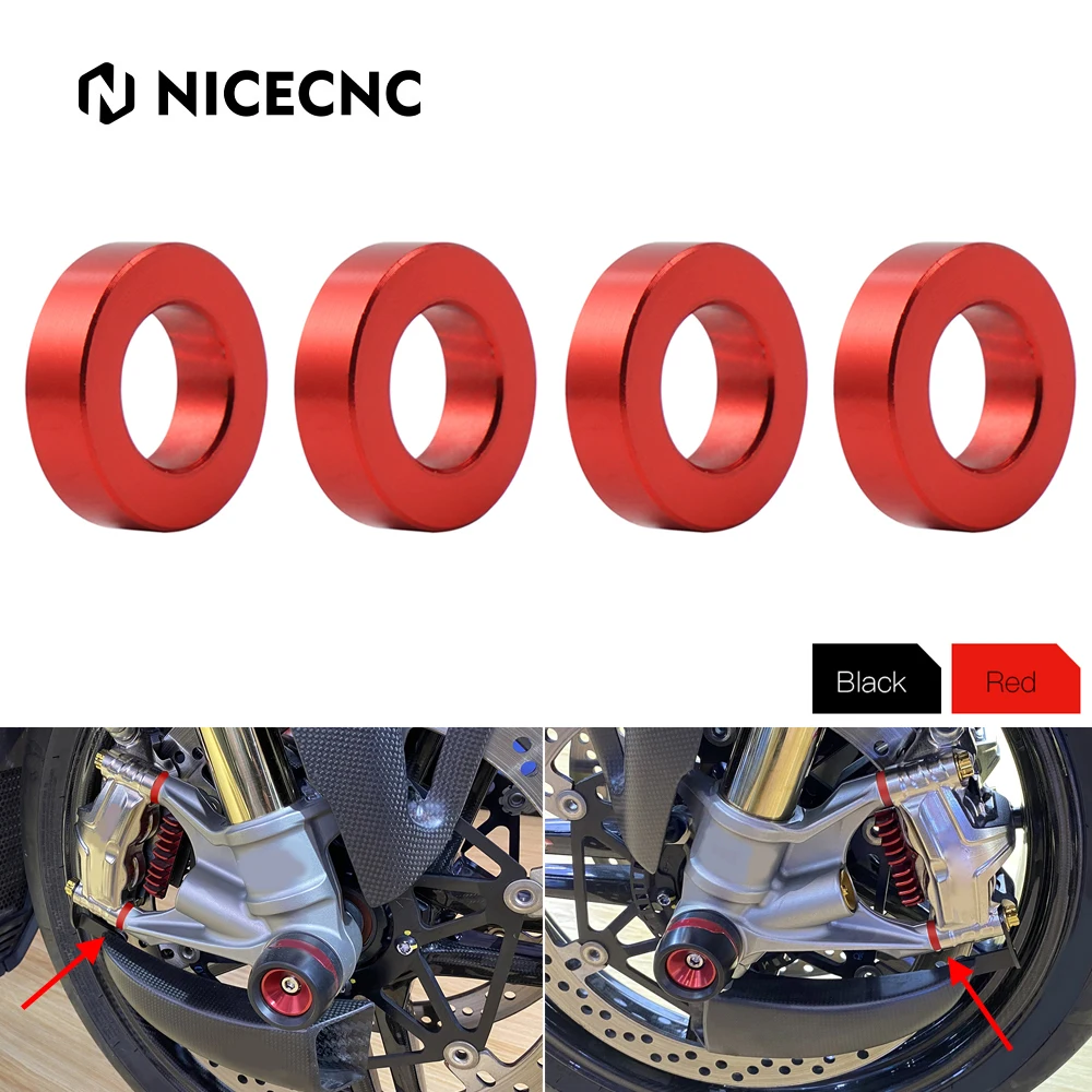

For 2020 2021 Superbike 955 Panigale V2 Front Brake Caliper Spacers Kit for Ducati Superbike Panigale V4 /S 2018 2019 2020 2021