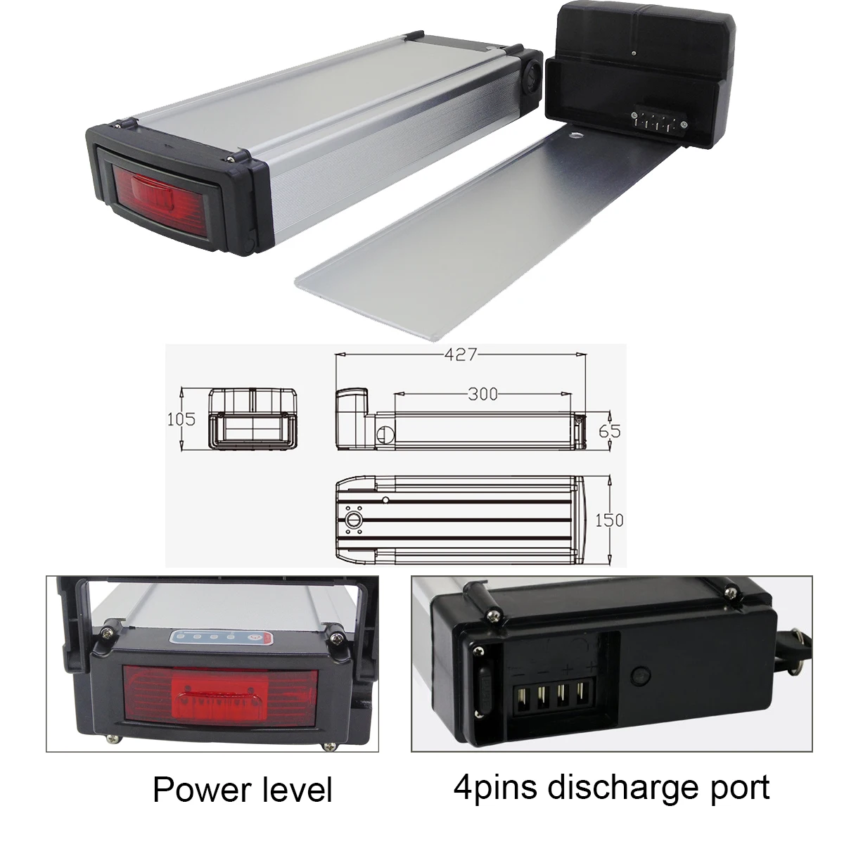 Задний багажник 36V 10.4Ah 12.8Ah 14Ah 16Ah 17.5Ah E-GO Keola Stella Wondervelo Hapex City Line F1 F2 M1 M2 Ebike Akku Замена