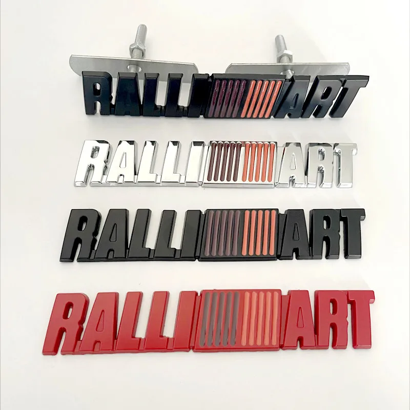 Фото 3D металлический автомобильный Стайлинг RalliArt, эмблема на переднюю решетку, значок на задний багажник, наклейка для Mitsubishi RalliArt Lancer Ralli Art 9 10 Asx №2