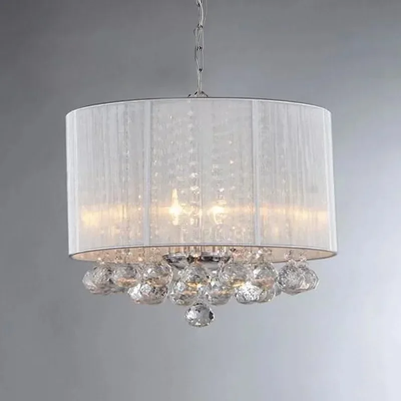 Современные лампы круглые хрустальные потолочные или люстры для спальни