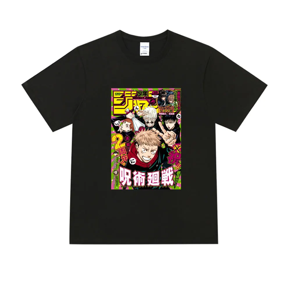 

Harajuku Anime Men Tshirt Jujutsu Kaisen Yuji Itadori Printed Short Sleeve Tshirt Casual Oversized Tee Shirt Streetwear Tops Man